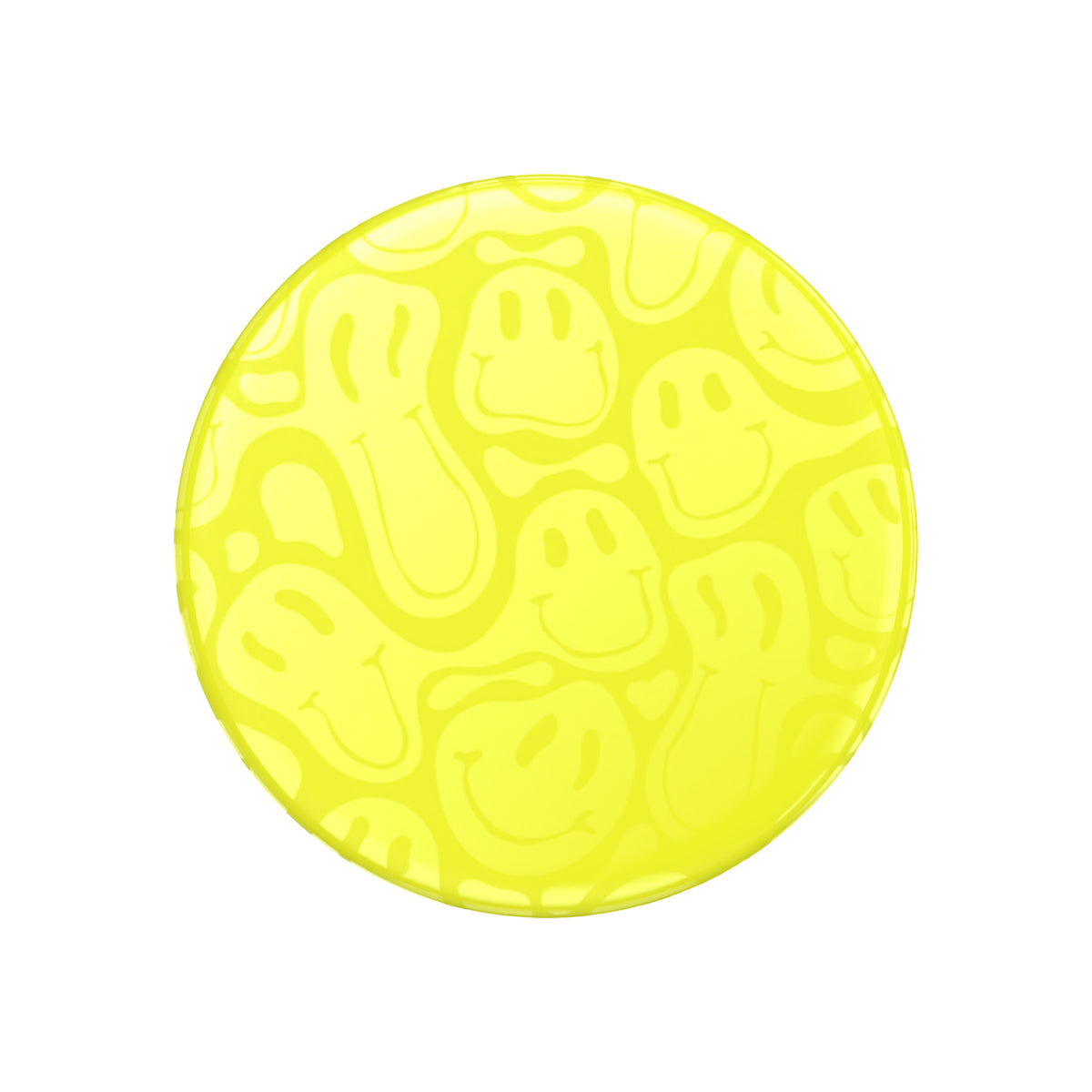 PopGrip Universal Grip (Gen2) HolderNeon Jolt Yellow Smiley Melt