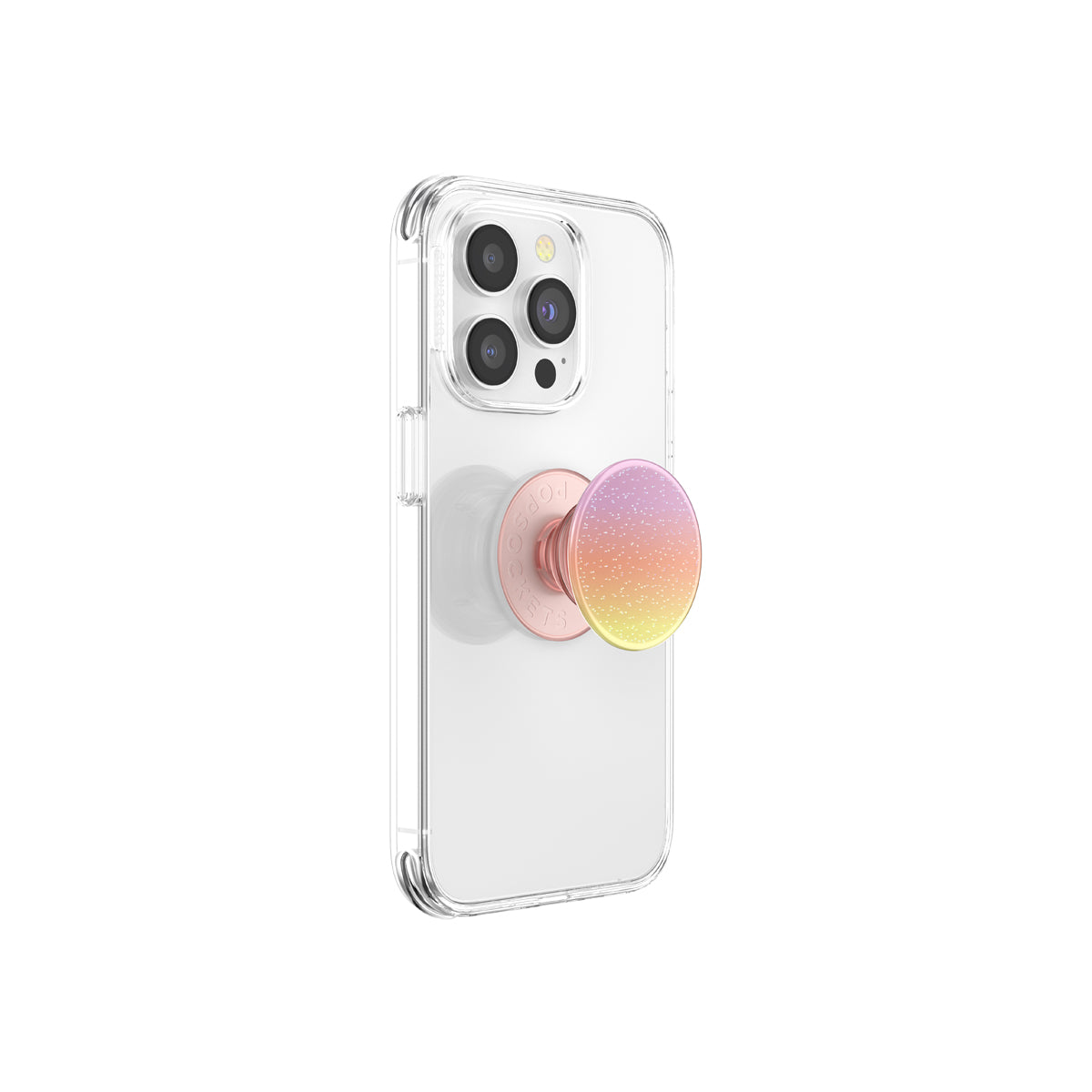 PopSockets Universal PopGripGlitter Aura Sunrise
