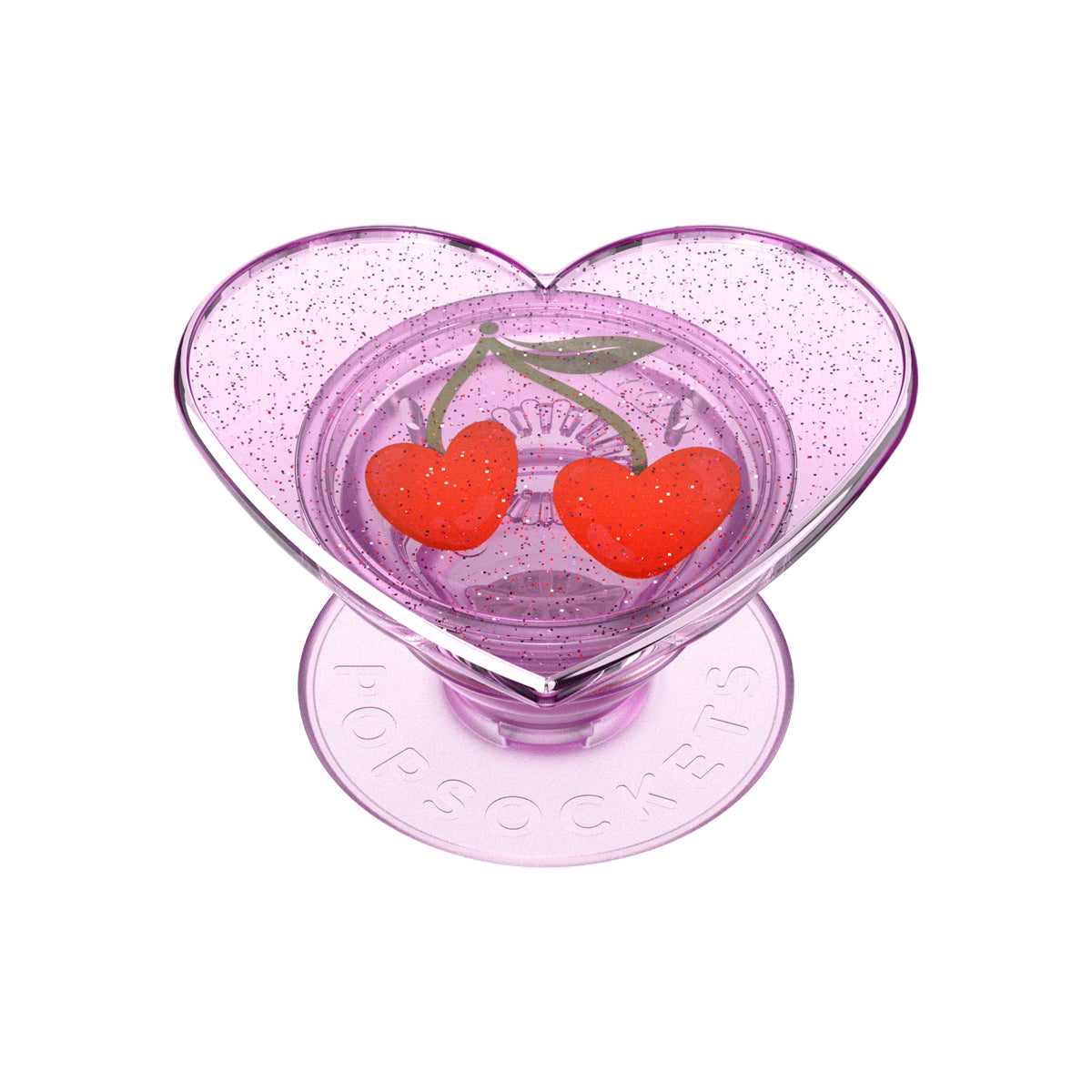 PopSockets Universal PopGripGlitter Sugar Plum Cherry