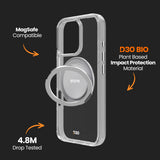 EFM Alta Case with D3O BioFor iPhone 16 Pro - Clear