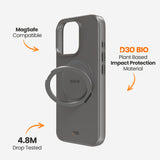 EFM Alta Case with D3O BioFor iPhone 16 Pro - Titanium Grey