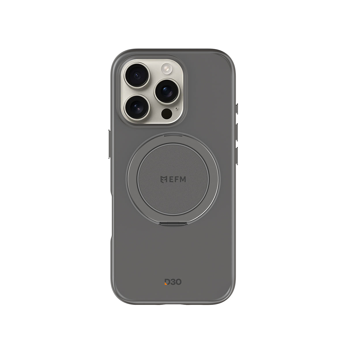 EFM Alta Case with D3O BioFor iPhone 16 Pro Max - Titanium Grey