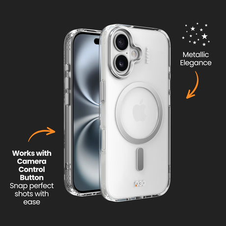 EFM Volta Case with D3O BioFor iPhone 16 - Clear