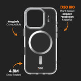 EFM Volta Case with D3O BioFor iPhone 16 Pro Max - Clear