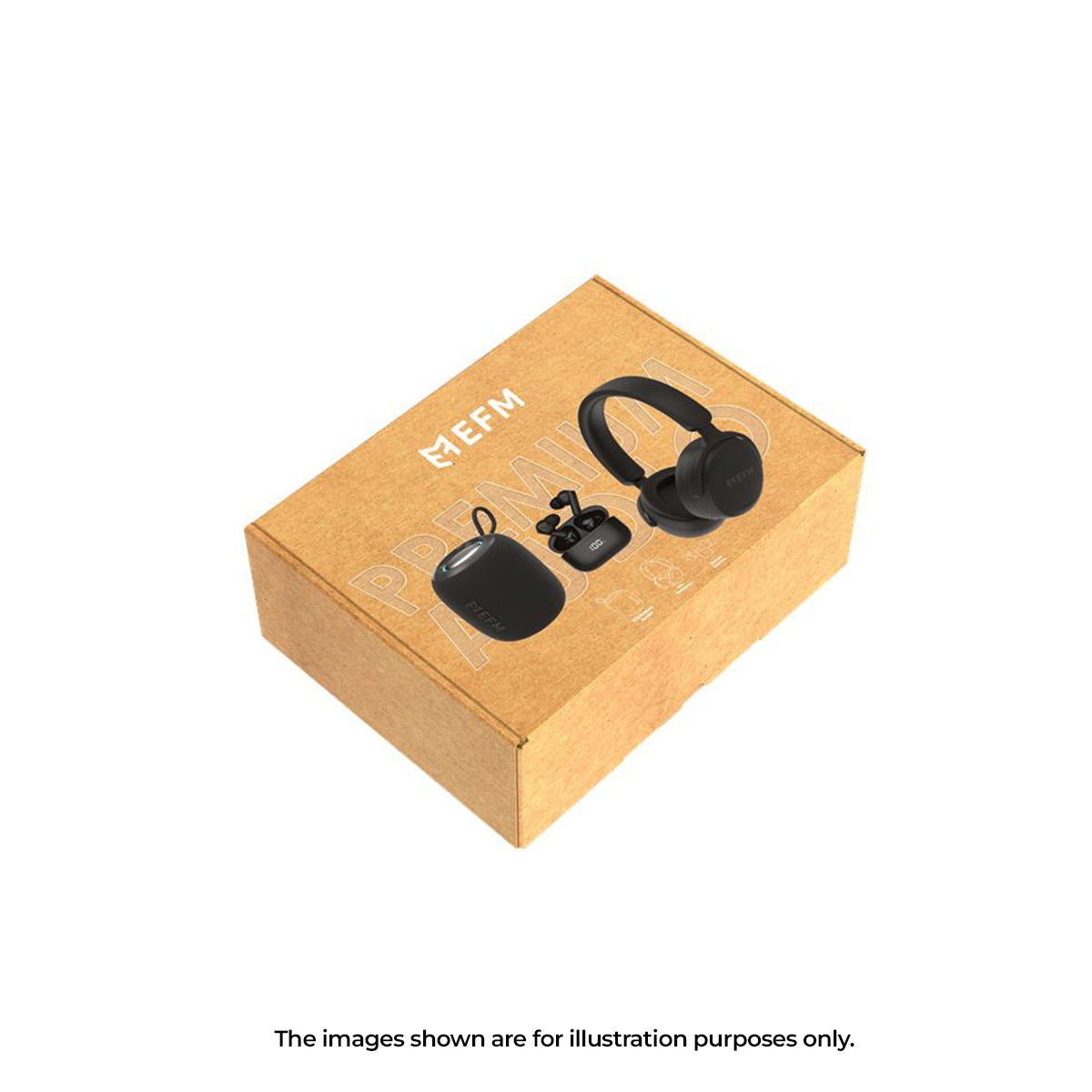 EFM Audio Essential BundleWith Bluetooth Speaker  Headphones and TWS Earbuds