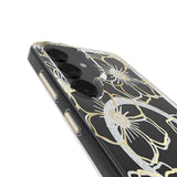 Case-Mate Floral Gems CaseFor Samsung Galaxy S25 - Gold w/ Magnet