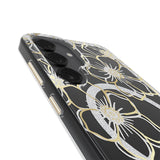 Case-Mate Floral Gems CaseFor Samsung Galaxy S25+ - Gold w/ Magnet