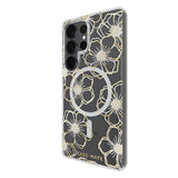 Case-Mate Floral Gems CaseFor Samsung Galaxy S25 Ultra - Gold w/ Magnet