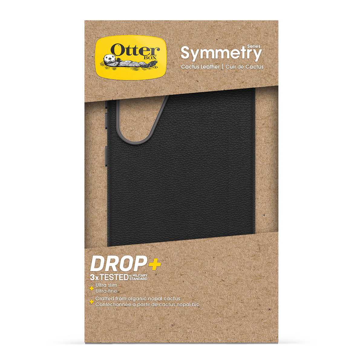 OtterBox Symmetry Cactus Leather CaseFor Samsung Galaxy S25+ - Noir Ash