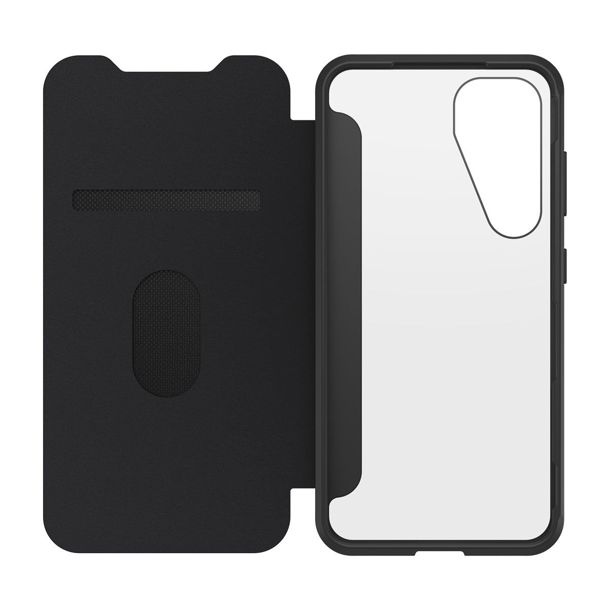 OtterBox React Folio CaseFor Samsung Galaxy S25 - Black Crystal