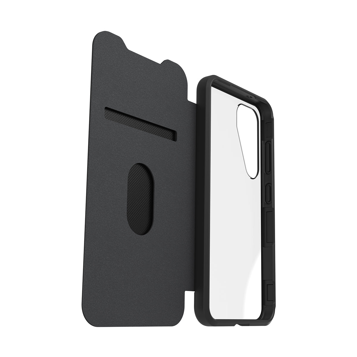 OtterBox React Folio CaseFor Samsung Galaxy S25 - Black Crystal