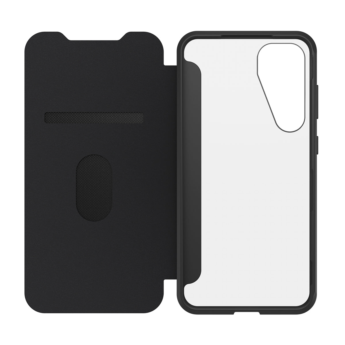 OtterBox React Folio CaseFor Samsung Galaxy S25+ - Black Crystal