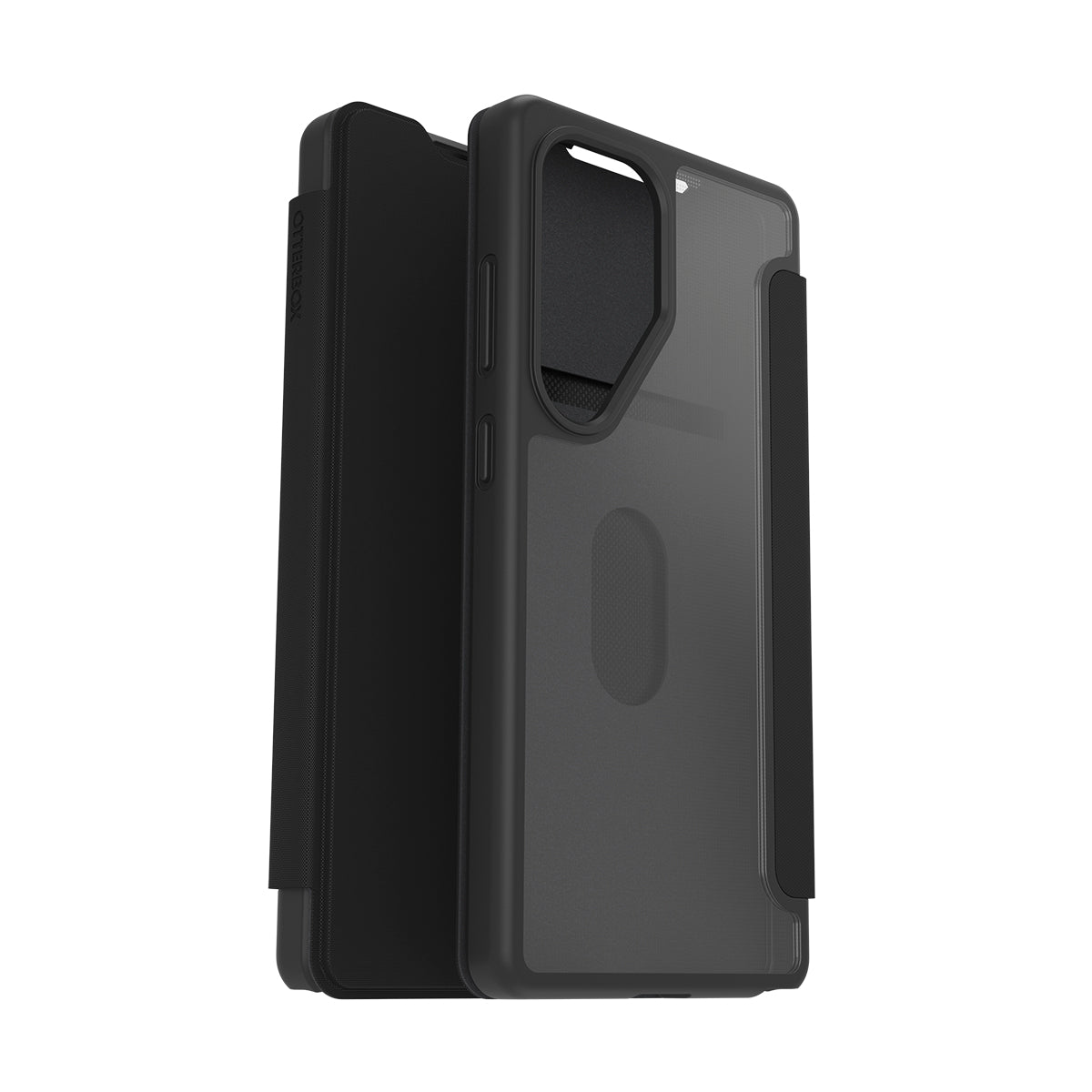 OtterBox React Folio CaseFor Samsung Galaxy S25 Ultra - Black Crystal