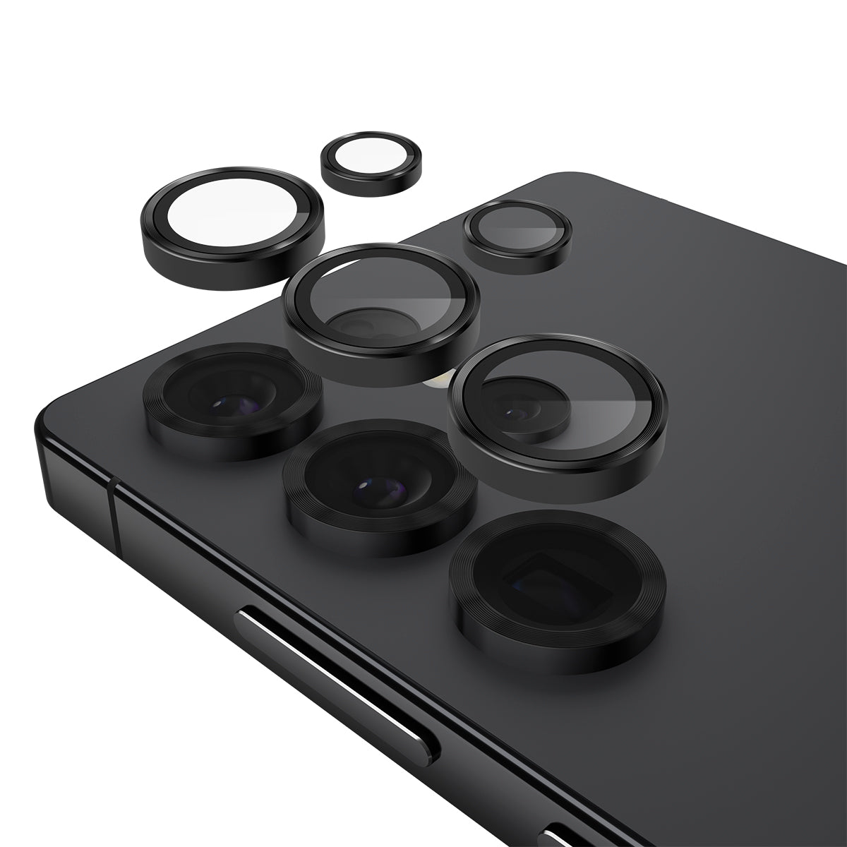 Case-Mate Aluminium Ring Lens ProtectorFor Samsung Galaxy S25 Ultra - Black