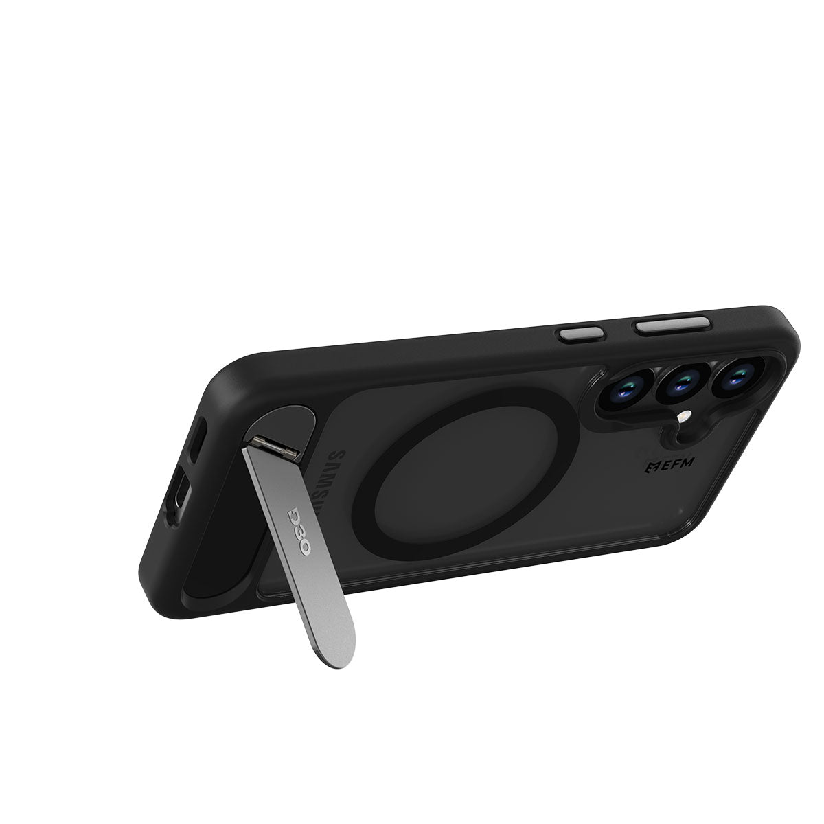 EFM Alta Case with D3O BIOFor Samsung Galaxy S25 - Black/ Clear
