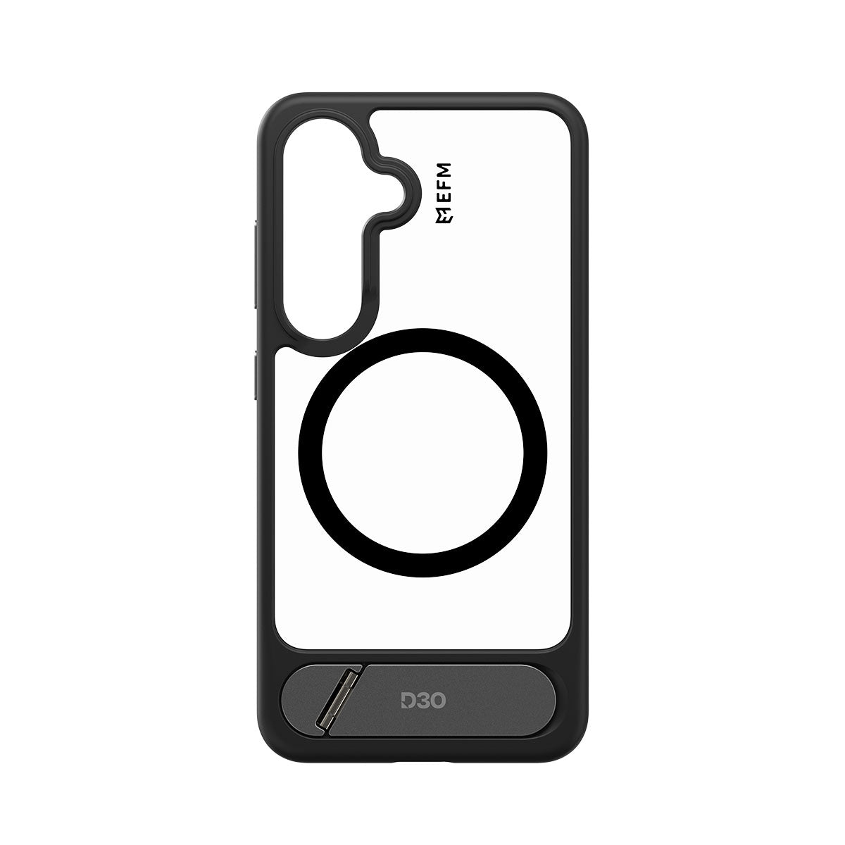 EFM Alta Case with D3O BIOFor Samsung Galaxy S25 - Black/ Clear