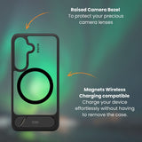 EFM Alta Case with D3O BIOFor Samsung Galaxy S25 - Black/ Clear