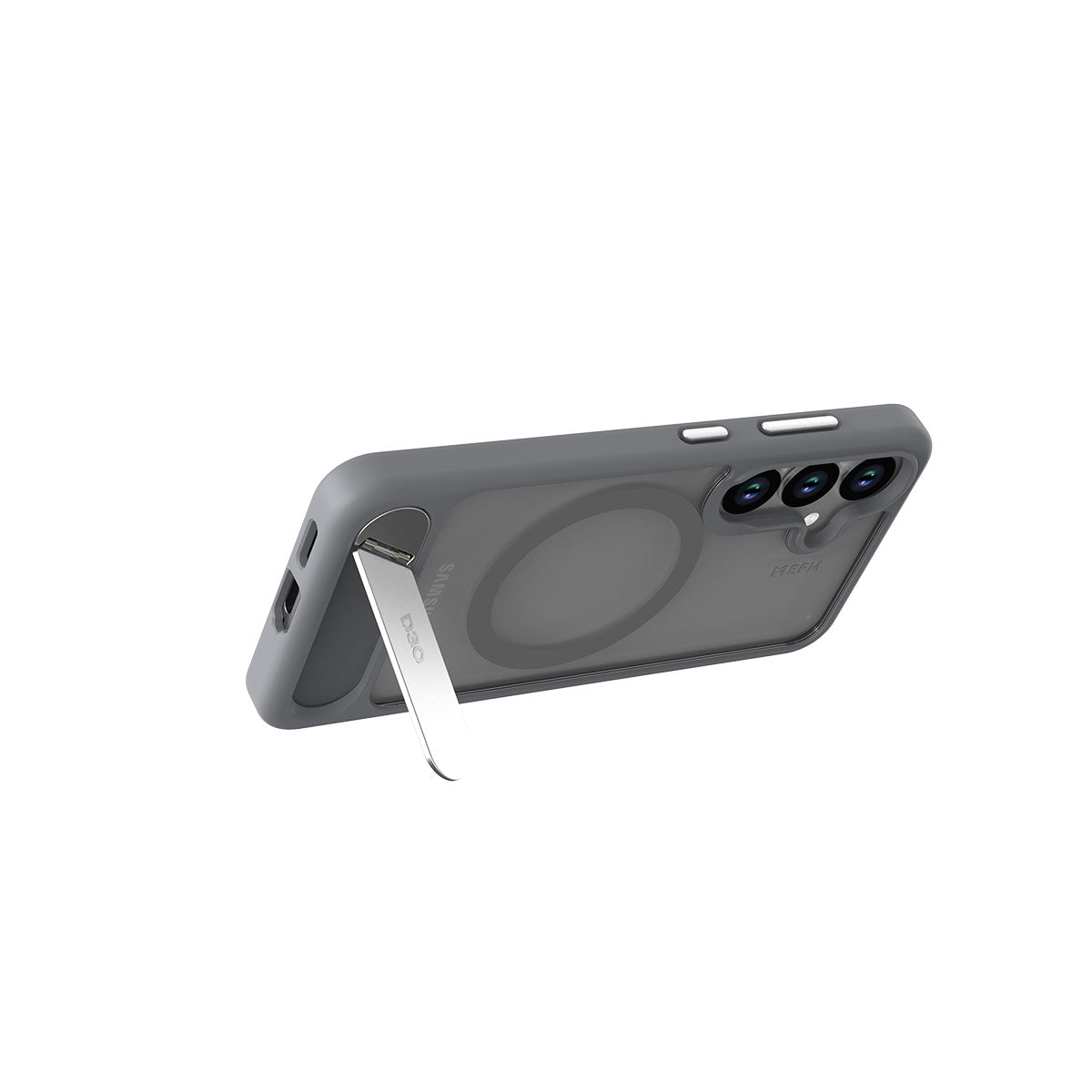 EFM Alta Case with D3O BIOFor Samsung Galaxy S25+ - Grey/ Clear