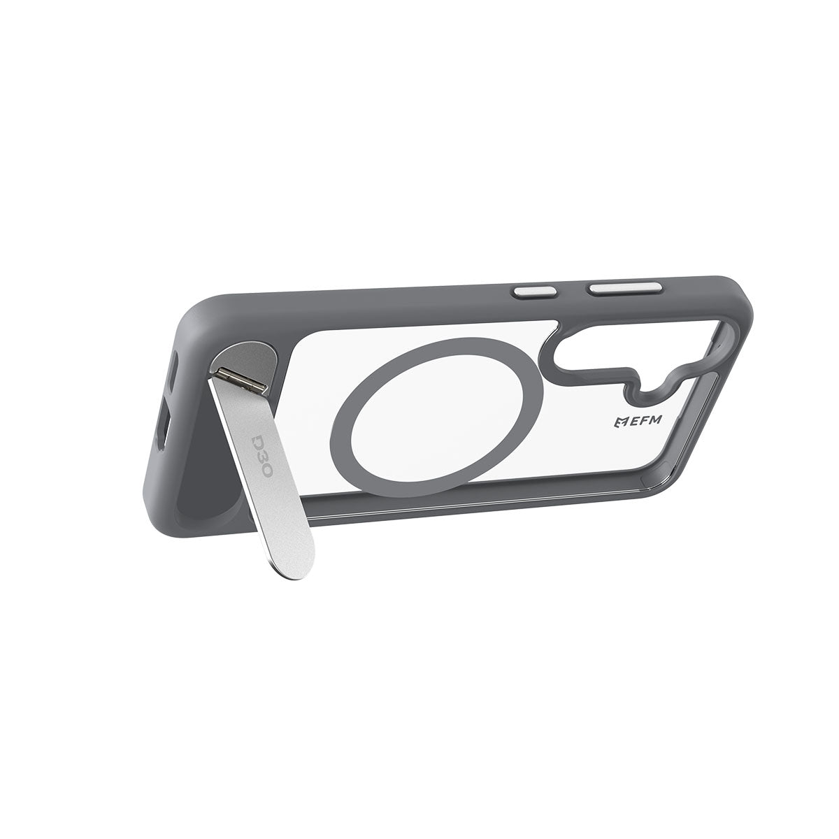 EFM Alta Case with D3O BIOFor Samsung Galaxy S25+ - Grey/ Clear