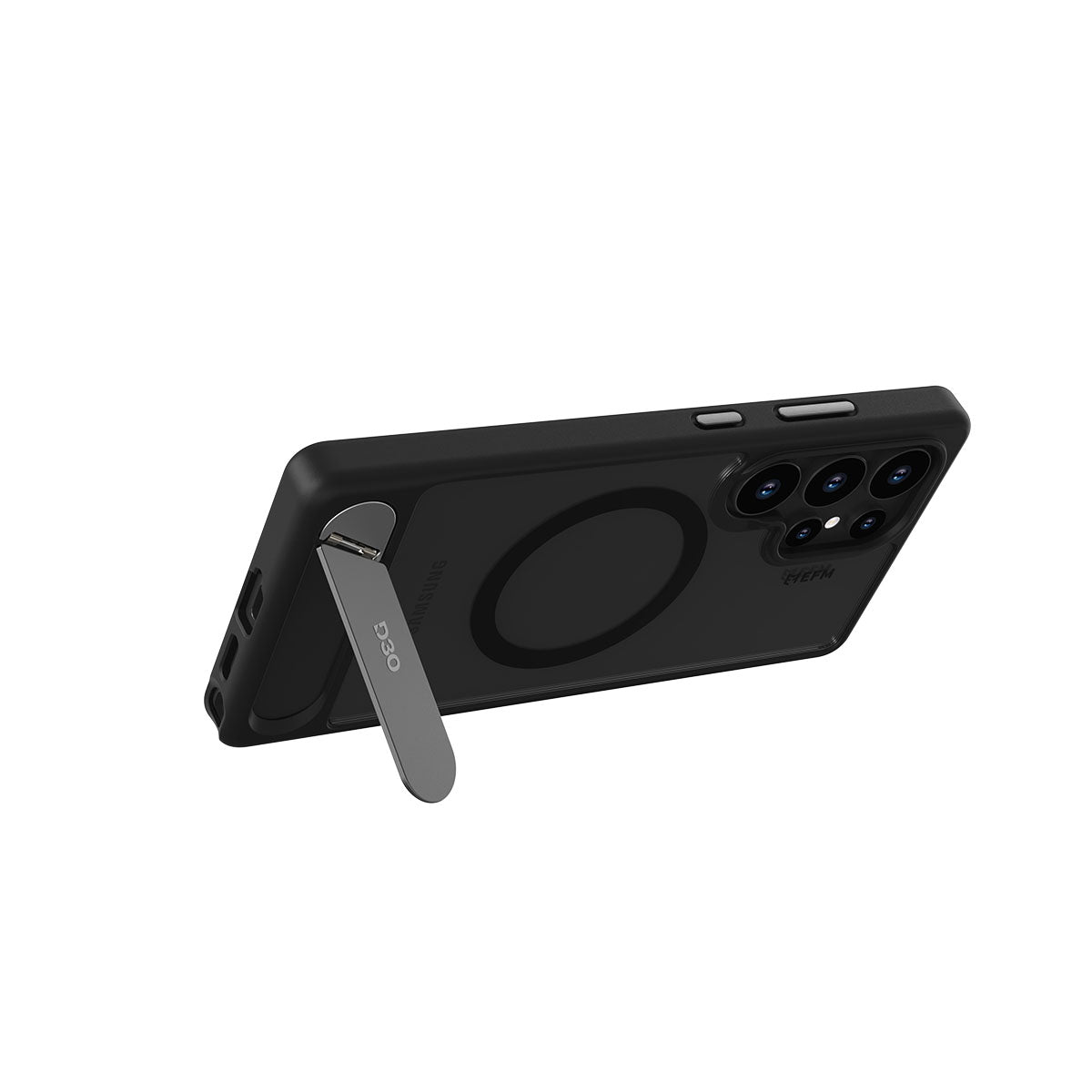 EFM Alta Case with D3O BIOFor Samsung Galaxy S25 Ultra - Black/ Clear