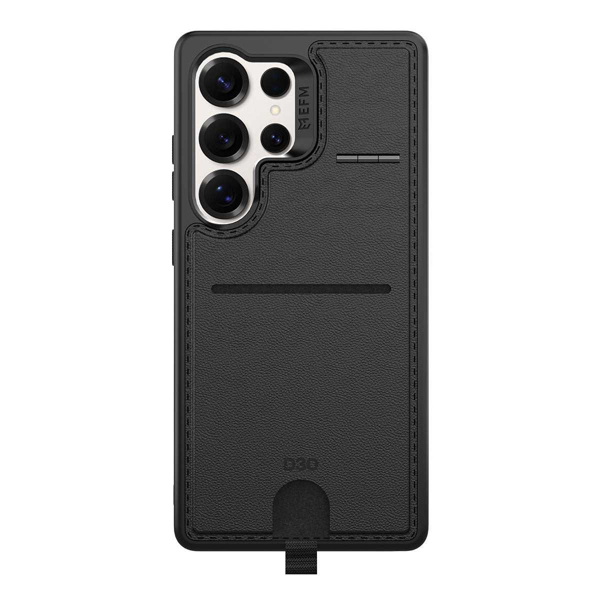EFM Berlin Wallet Case with D3O BIOFor Samsung Galaxy S25 Ultra - Black