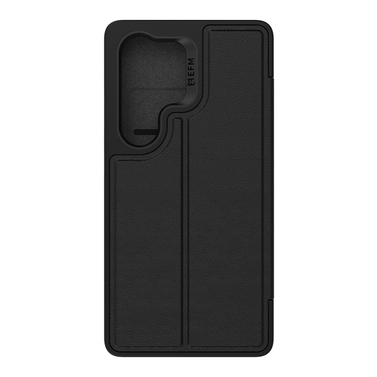 EFM Monaco Vegan Leather Wallet Case with D3O BIOFor Samsung Galaxy S25 Ultra - Black