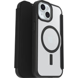 OtterBox React Folio MagSafe Case - For iPhone 16e/15/14/13 - Black Crystal