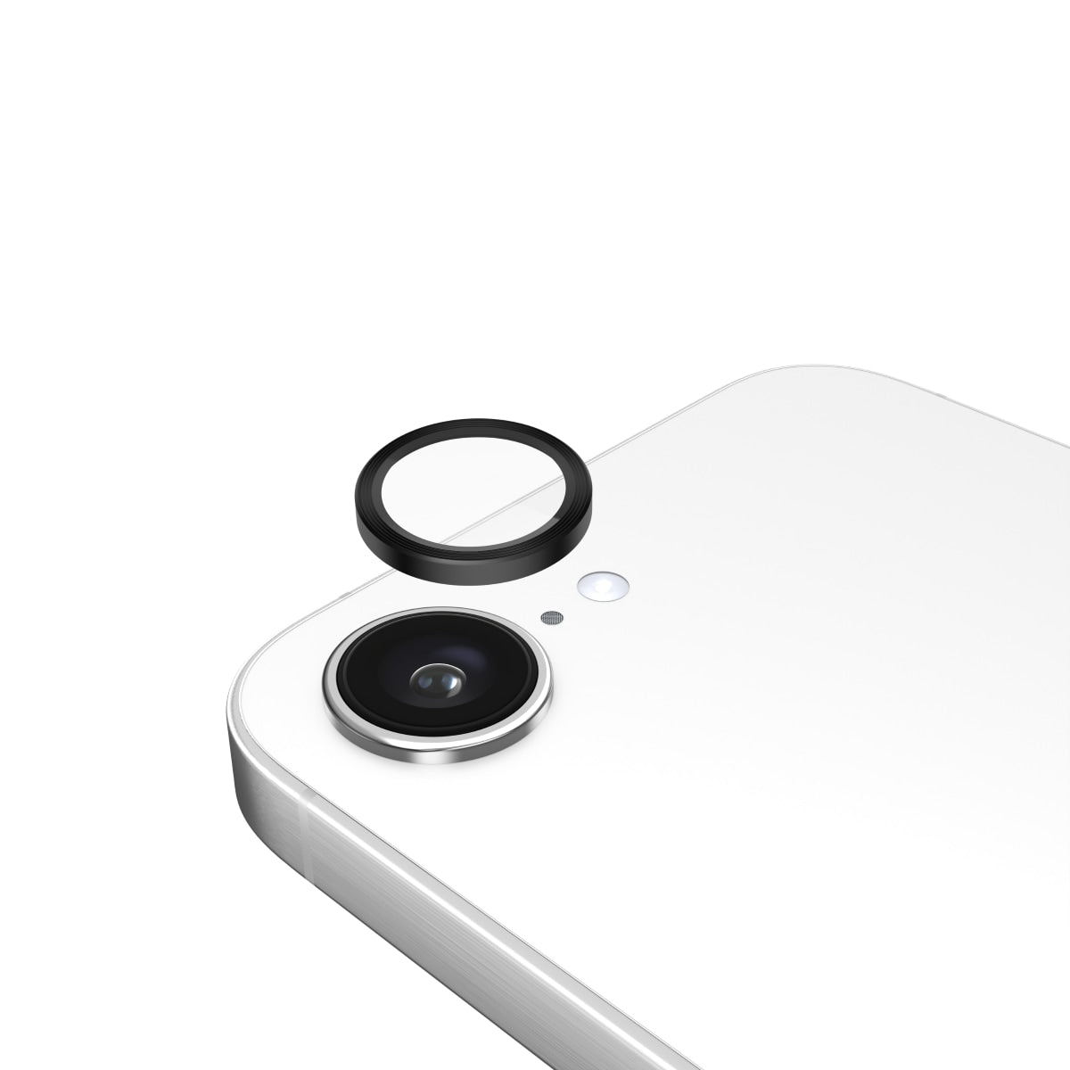 Case-Mate Aluminium Ring Lens ProtectorFor iPhone 16e/15/14/13 - Black