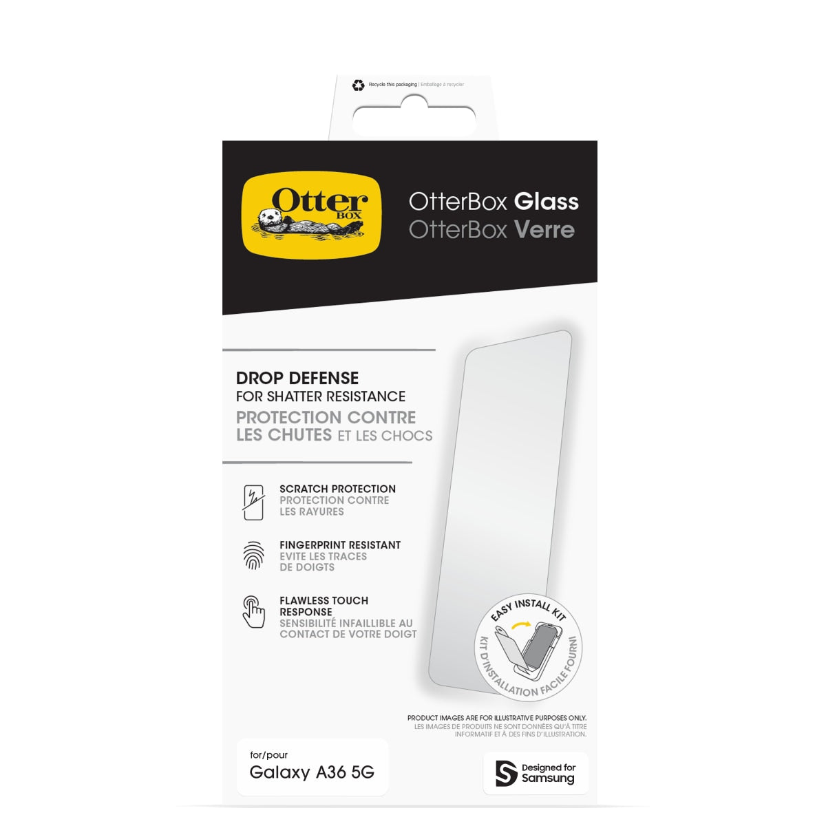 Otterbox Trusted Glass Screen Protector - For Samsung A36 / A56 5G