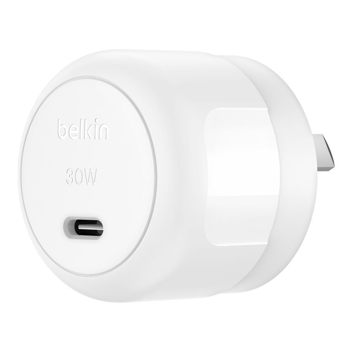 Belkin BoostCharge 30W Wall Charger - With USB-C Output - White