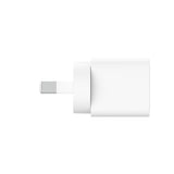 Belkin BoostCharge 30W Wall Charger & USB-C Cable - With USB-C Output & 1m USB-C to USB-C Cable - White