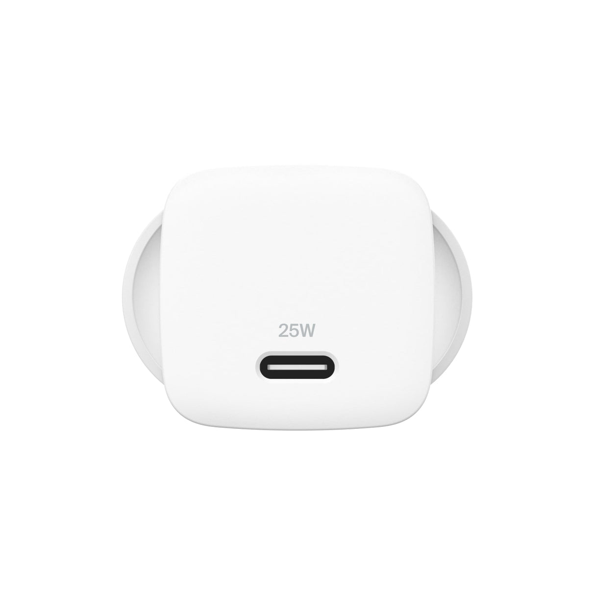 Belkin BoostCharge 25W Wall Charger & USB-C Cable - With USB-C Output & 1m USB-C to USB-C Cable - White