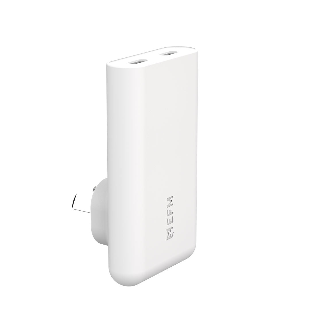 EFM 65W Slimline Wall Charger - With GaN, Power Delivery and PPS