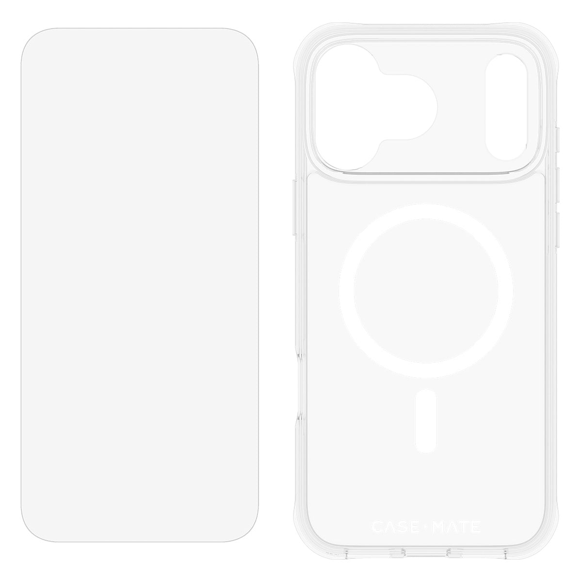 Case-Mate Case & Screen Protection Pack w/MagSafe - For iPhone 17 Pro Max - Clear Case