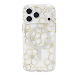 Case-Mate Floral Gems MagSafe Case - For iPhone 17 Pro Max - Gold