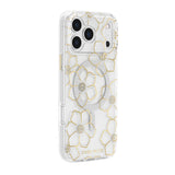 Case-Mate Floral Gems MagSafe Case - For iPhone 17 Pro Max - Gold
