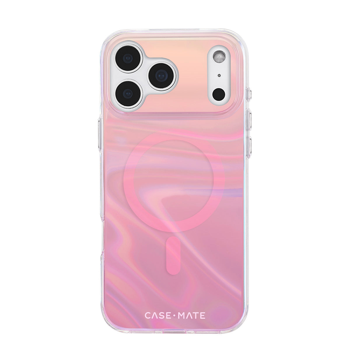 Case-Mate Peach Bubble MagSafe Case - For iPhone 17 Pro Max - Iridescent
