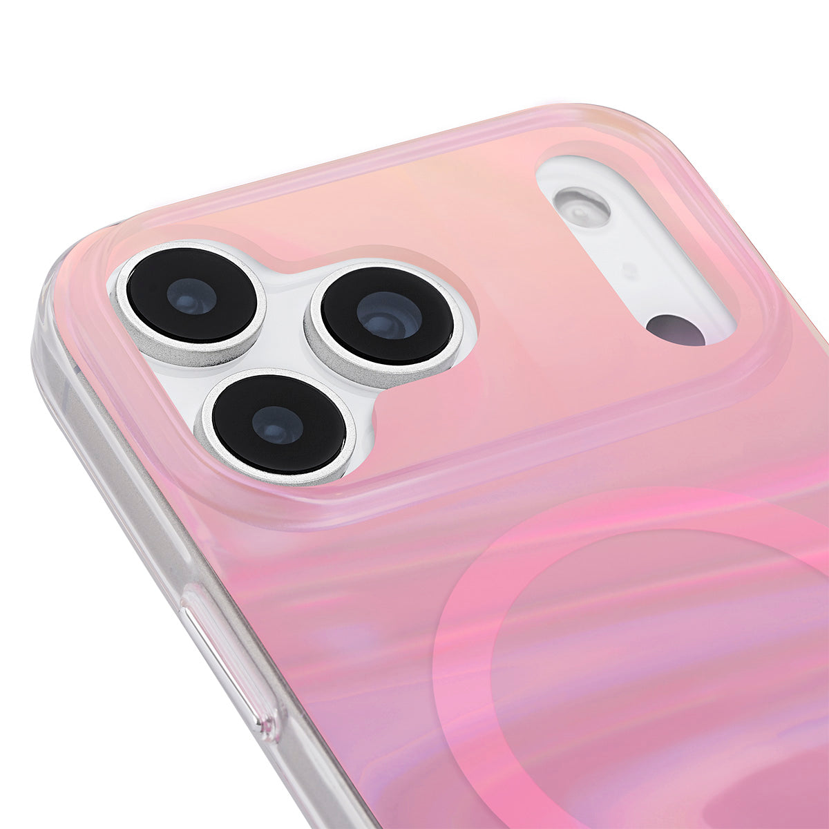 Case-Mate Peach Bubble MagSafe Case - For iPhone 17 Pro Max - Iridescent