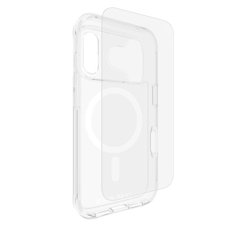 Case-Mate Case & Screen Protection Pack w/MagSafe - For iPhone 17 Pro - Clear Case