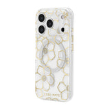 Case-Mate Floral Gems MagSafe Case - For iPhone 17 Pro - Gold