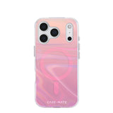 Case-Mate Peach Bubble MagSafe Case - For iPhone 17 Pro - Iridescent