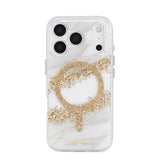 Case-Mate Karat Granite MagSafe Case - For iPhone 17 Pro - Gold