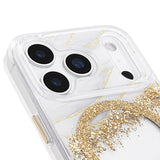 Case-Mate Karat Granite MagSafe Case - For iPhone 17 Pro - Gold