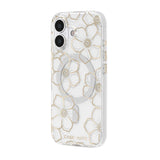 Case-Mate Floral Gems MagSafe Case - For iPhone 17 - Gold
