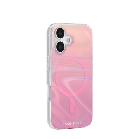 Case-Mate Peach Bubble MagSafe Case - For iPhone 17 - Iridescent