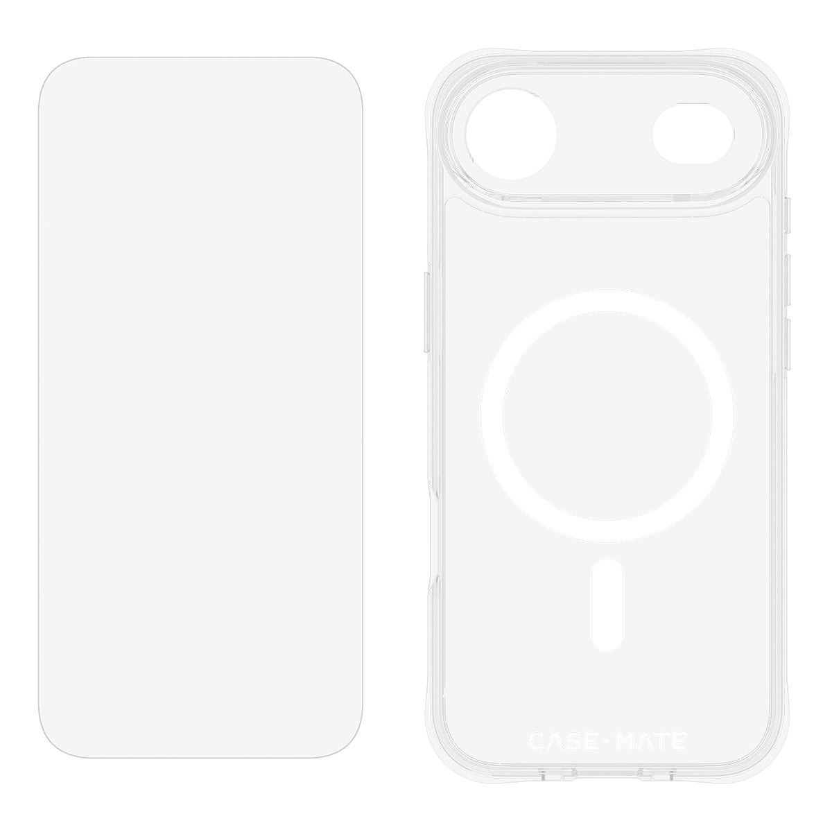 Case-Mate Case & Screen Protection Pack w/MagSafe - For iPhone Air - Clear Case