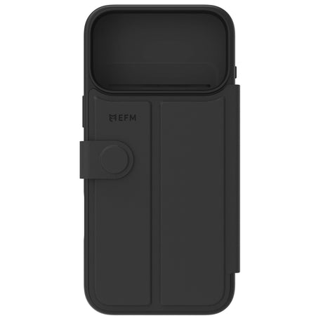 EFM Venice Wallet Case - For iPhone 17 Pro Max - Black