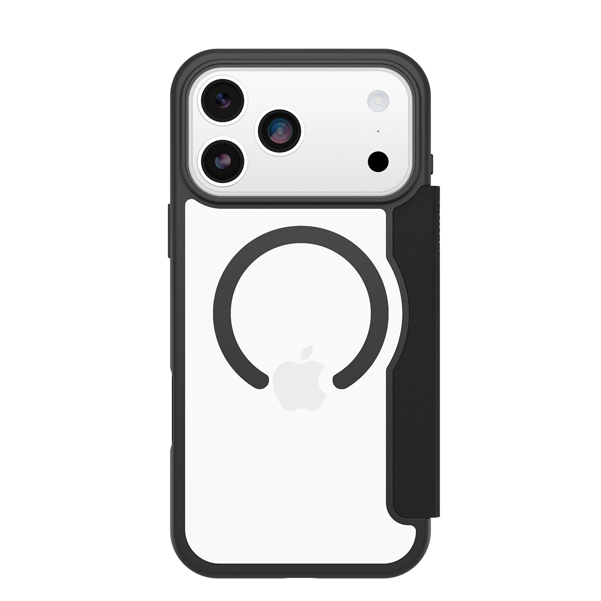 OtterBox React Folio MagSafe Case - For iPhone 17 Pro Max - Black Crystal