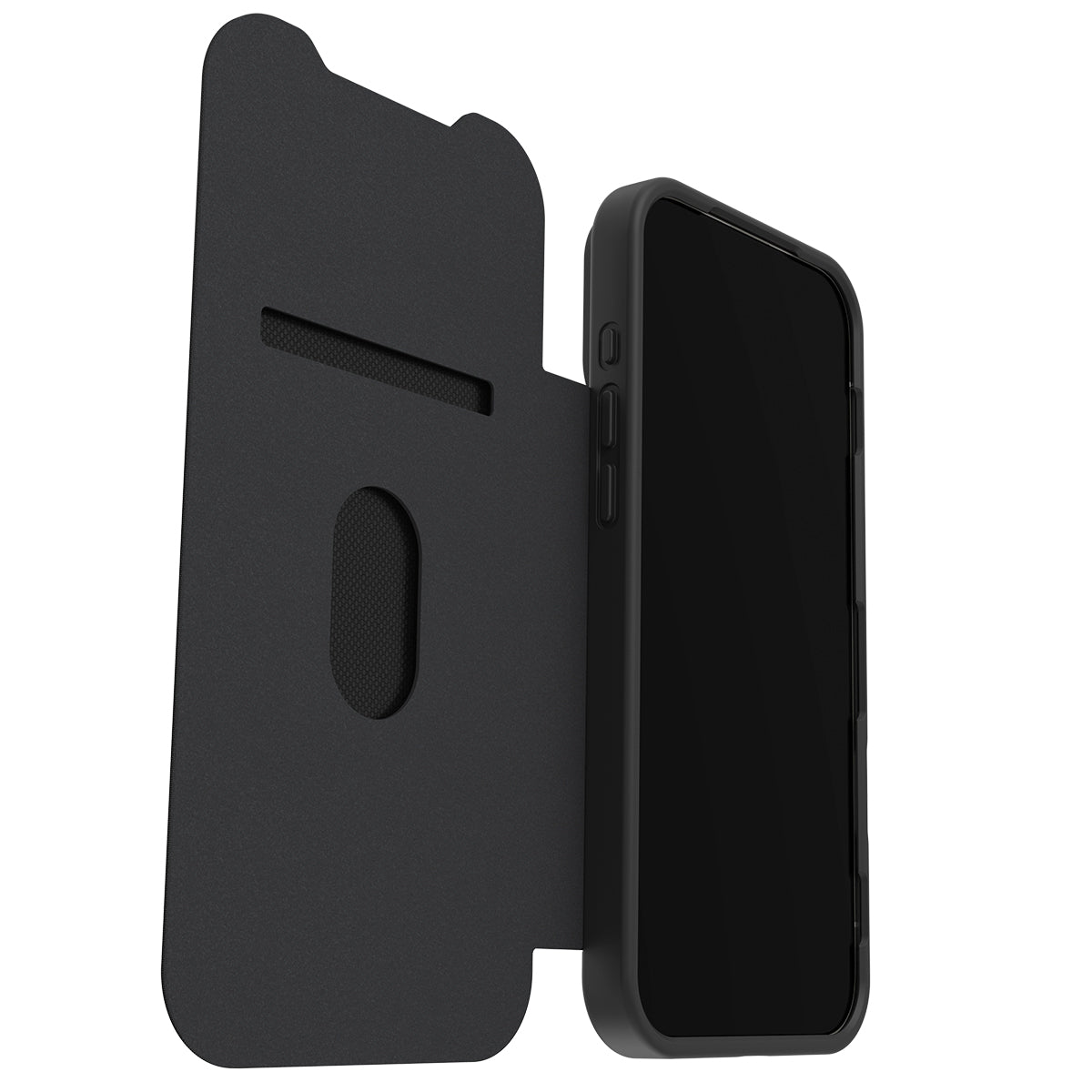 OtterBox React Folio MagSafe Case - For iPhone 17 Pro Max - Black Crystal