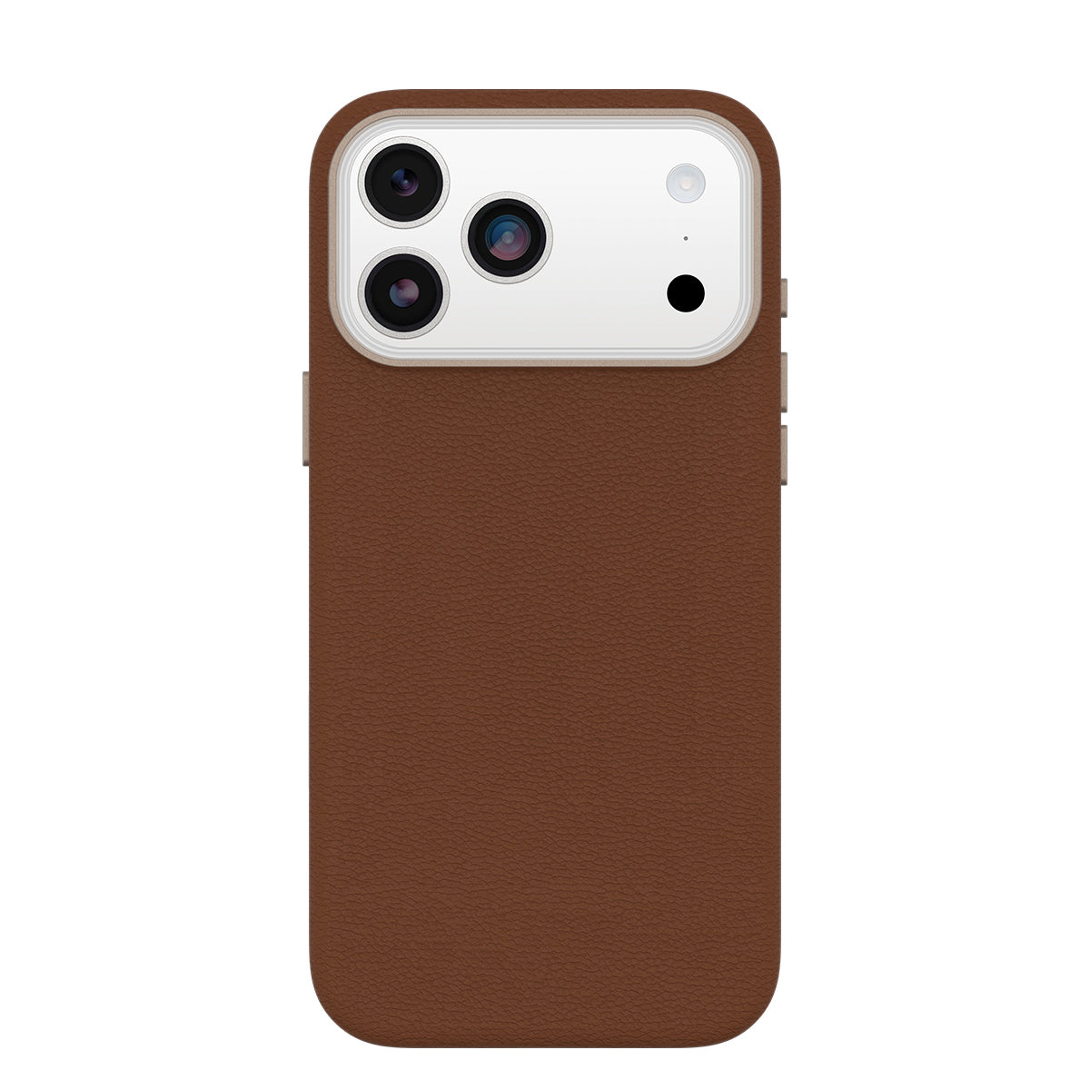 OtterBox Symmetry MagSafe Cactus Leather Case with Camera Control - For iPhone 17 Pro Max- Desert Saddle Brown